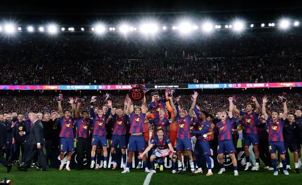رد فعل لويس إنريكي على فوز برشلونة بالليجا: شغف لا ينتهي بقلعة البلوجرانا