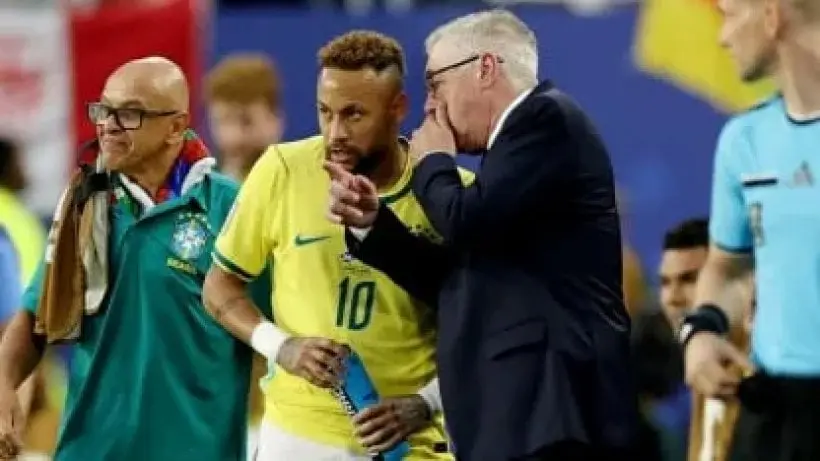 أنشيلوتي يغلق الباب أمام عودة نيمار إلى منتخب البرازيل
